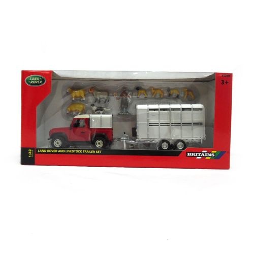 L'univers De La Ferme - Britains 1/32ème 1/32 Coffret Land Rover Et Ses Moutons