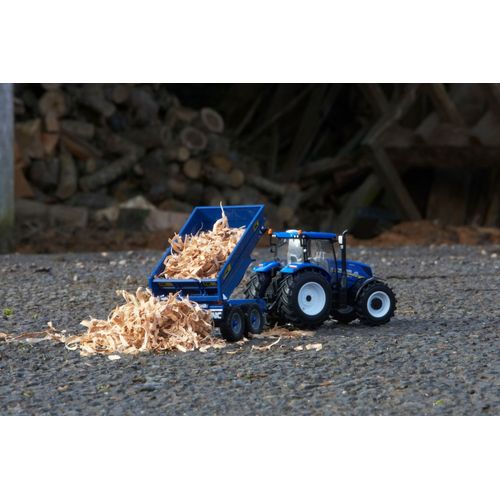 L'univers De La Ferme - Britains 1/32ème 1/32 Coffret New Holland T6 Tracteur & Rem.