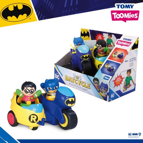 Le Premier Age - Tomy Toomies Dc Batcycle 2 En 1