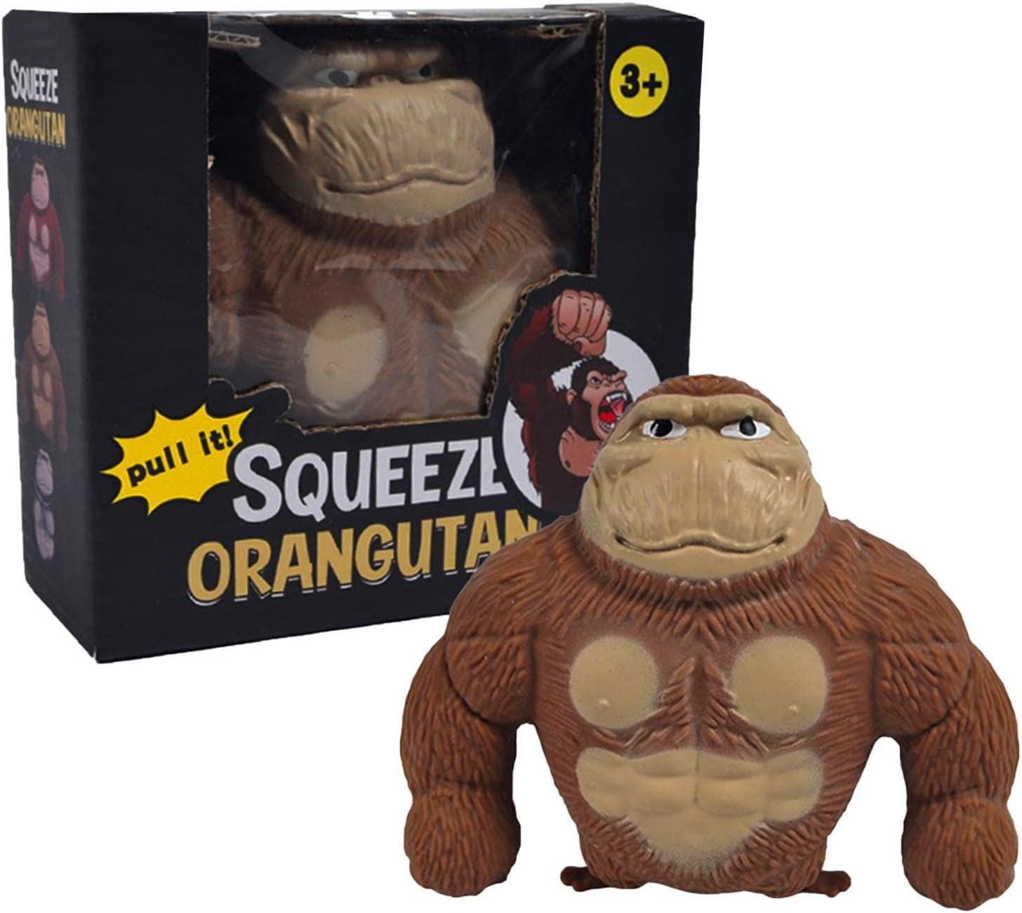 Jouet Gorille À Presser # Jouets Amusants Jouets Sensoriels Pour Adultes Jouets De Singe - Jouet En Caoutchouc Gorilla Fidget Pour Éclabousser Un Cadeau Amusant Pour Les, La Maison, La