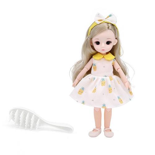 Mini poupées articulées pour filles, ensemble complet, princesse, corps féminin, accessoires, jouets Surprise, Kawaii, 1/6