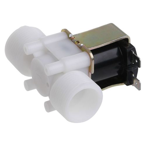 Électrovanne électrique 3/4 ""AC 220V PP N/C dispositif de dérivation de contrôle de l'eau