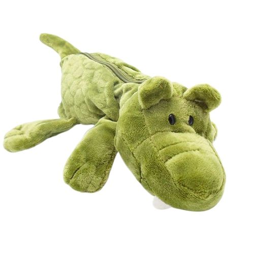Trousse À Crayons Kawaii Animal De La Forêt En Peluche Pour Enfants,Beaux Sacs Cadeaux,Fournitures De Stockage,Étude,Singe,Éléphant,Mignon - Type Crocodile
