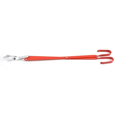 pinces à bois de Poker pour cheminée, en acier inoxydable renforcé, outil de four à bois, gril, outil de foyer de Camping, BBQ