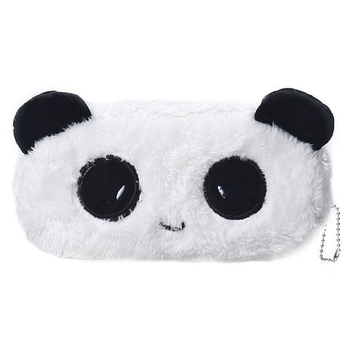 Étui À Crayons De Dessin Krasnor Pour Enfants,Grand Sac À Stylo En Peluche Blanche,Fournitures Scolaires,Outil De Papeterie,Sac À Stylo Kawaii Léger,Cadeau Mignon - Type Panda