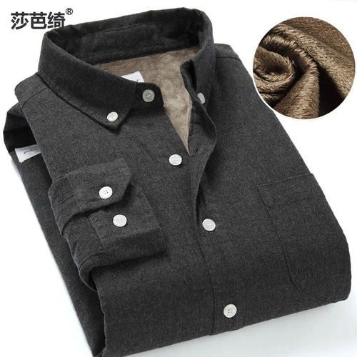 Chemise Chaude Épaisse En Velours Pour Jeunes Hommes,Grande Taille 4xl,Décontractée,Sport En Plein Air,Thermique,À Revers,Collection Automne Et Hiver