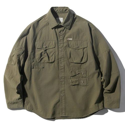 Chemise De Travail Grande Taille Pour Hommes,Veste De Plein Air,Trekking,Randonnée,Entraînement,Camping,Pêche,Salopette D'outils