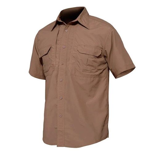 Chemise D'été À Manches Courtes Pour Homme,Vêtement De Marque,Style,Idéal Pour Le Camping Ou La Randonnée,Taille 2xl