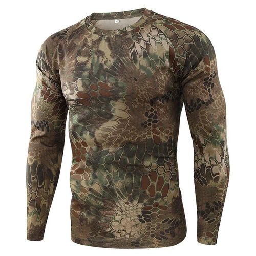 T-Shirt À Manches Longues Dulcamsolomon Pour Hommes,Vêtements De Marque,Chemise De Chasse À Séchage Rapide,Automne,Printemps