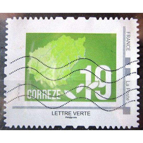 2010. Timbre De Collector: Correze Lettre Verte.