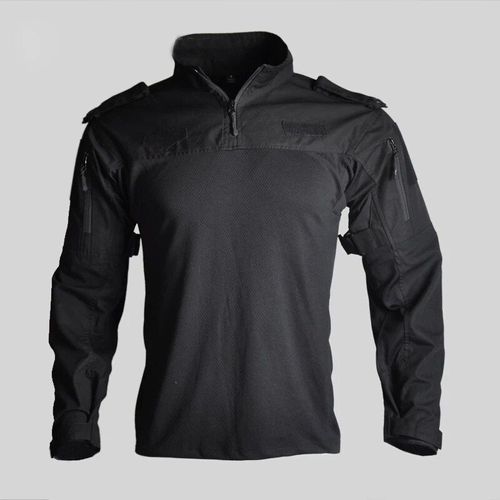 T-Shirt À Manches Longues Pour Homme,Vêtements De Sport En Plein Air,Respirant,Camouflage Tactique,Combat Airsoft,Entraînement Au Tir