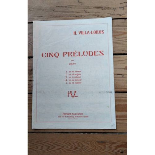 Villa Lobos Préludes 
