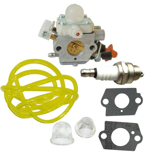 Carburateur avec joints, tuyau de carburant et bougie d'allumage pour Stihl FS50 FS56C FC56C