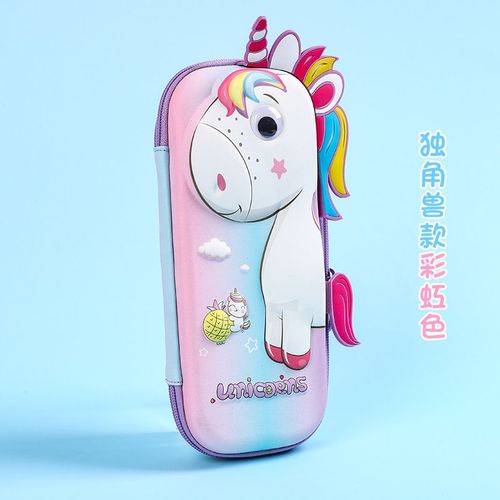 Boîte À Crayons Étanche Licorne Grande Capacité, Jolie Fille Ins, Papeterie De Retour À L'école Par Kevin & Sasa Crafts