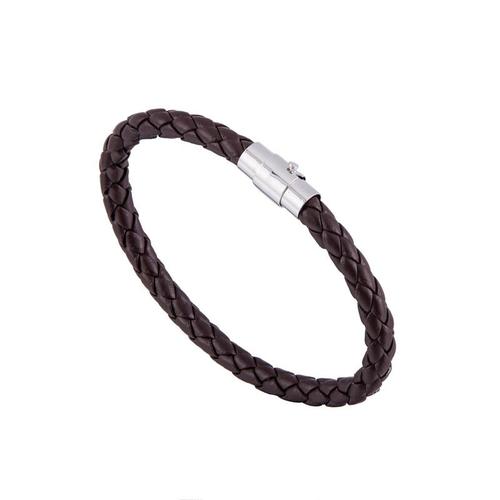 Marron - Bracelets Tressés En Cuir Pu Pour Hommes Et Femmes, Cadeau Tendance, Meilleurs Produits De Vente, Bijoux, Breloques Les Plus Vendues