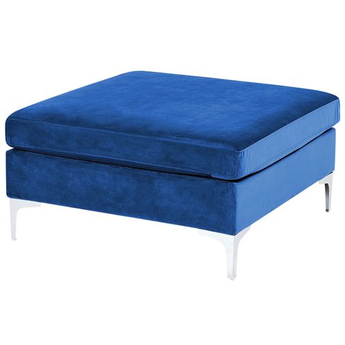 Ottoman Evja Bleu Marine Velours