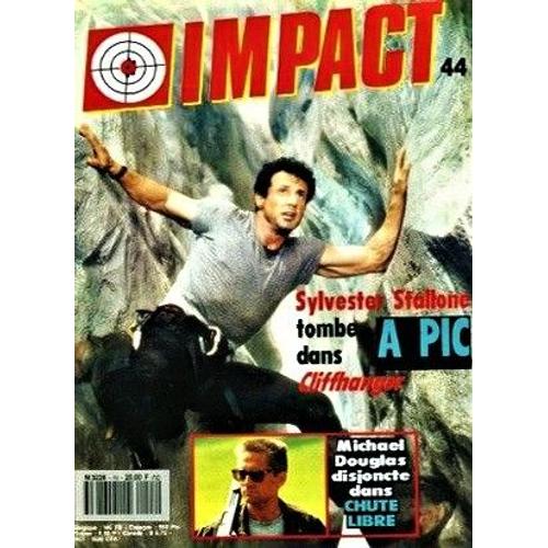 Mad Movies Impact 44 Avril 1993 Sylvester Stallone Cliffhanger Action Men Michael Douglas Chute Libre