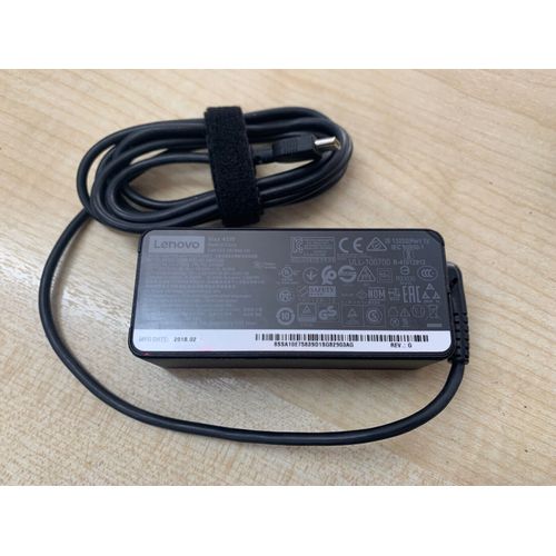 Cordon d'alimentation chargeur adaptateur secteur authentique Lenovo 02DL120 02DL122 02DL123 02DL147 45 W