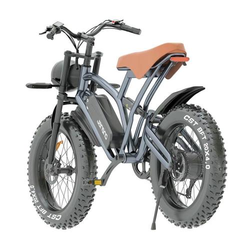 Vélo électrique Jansno X50 1000W LG 12.8AH batterie 20*4.0 pneus 50KM/H