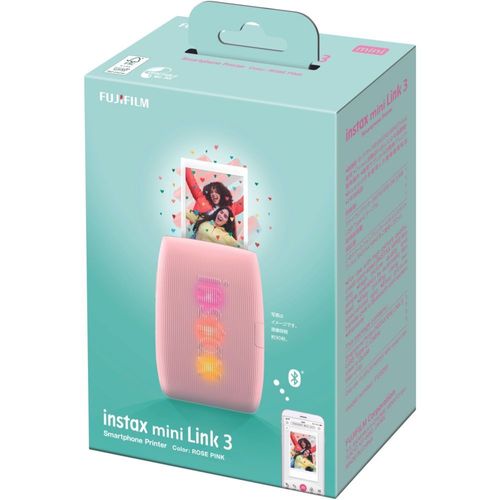 IMPRIMANTE PHOTO FUJIFILM INSTAX MINI LINK 3 ROSE POUDRÉ