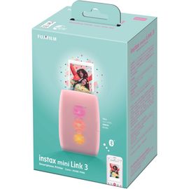 IMPRIMANTE PHOTO FUJIFILM INSTAX MINI LINK 3 ROSE POUDRÉ