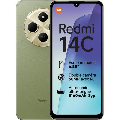 Xiaomi Redmi 14C 8/256 Go Vert