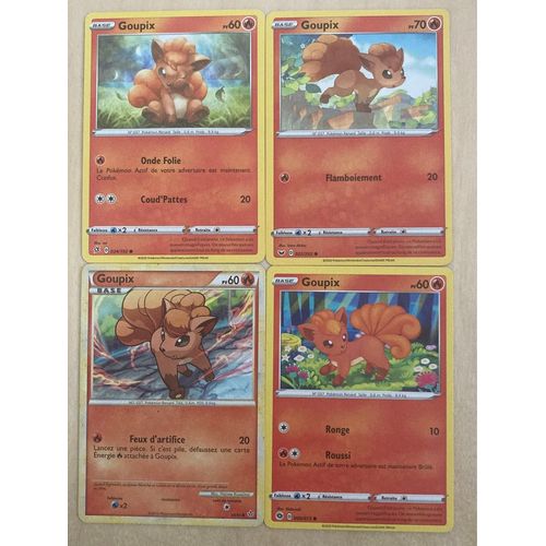 (2915) 4x Goupix (Pokemon) 