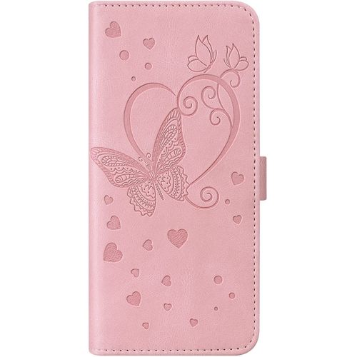 Coque Samsung Galaxy A52/A52s, Coque Portefeuille Samsung A52 4g 5g, Protection Etui Galaxy A52, Housse Premium En Cuir Pu [Porte Carte] Couverture Du Livre Pour Galaxy A52 /A52s, Rose