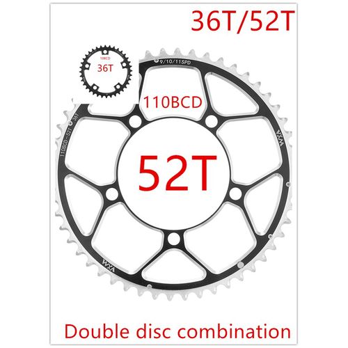 110bcd36t 52t - Bicyclette À Pied, Rang Pignon Pour Les Arts