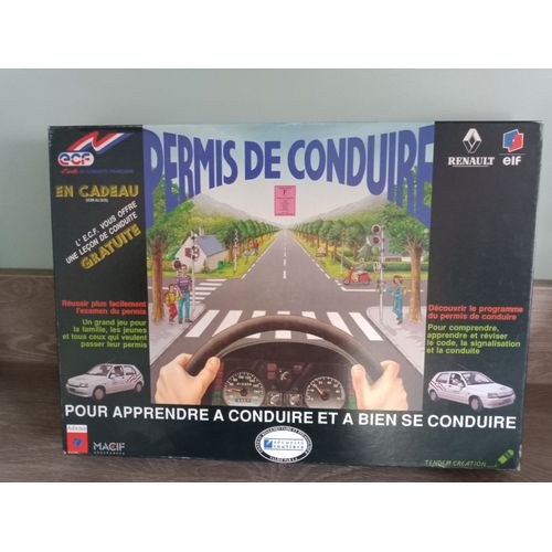 Ancien Jeu De Société Permis De Conduire Ecf École De Conduite Française Auto