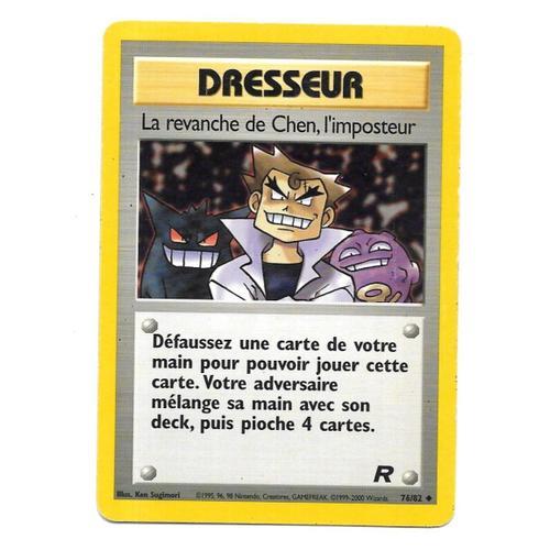 Carte Pokémon - Dresseur La Revanche De Chen, L'imposteur 76/82 - Team Rocket Wizards (Vf)