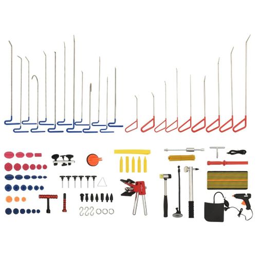 Vidaxl Kit D'outils De D¿¿Bosselage Sans Peinture 89 Pcs