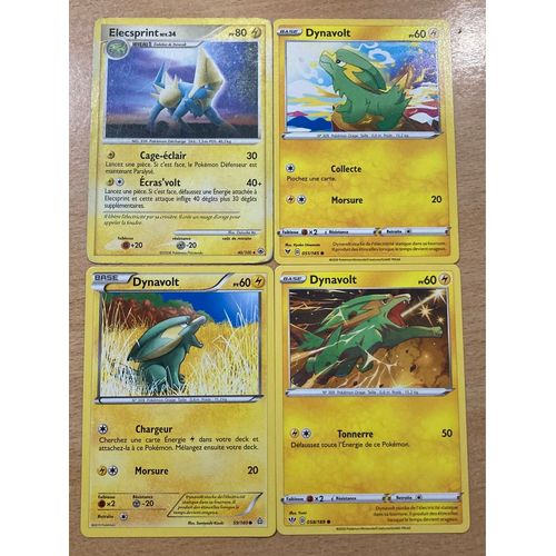 (2916) Elecsprint + 3x Dynavolt (Pokemon)