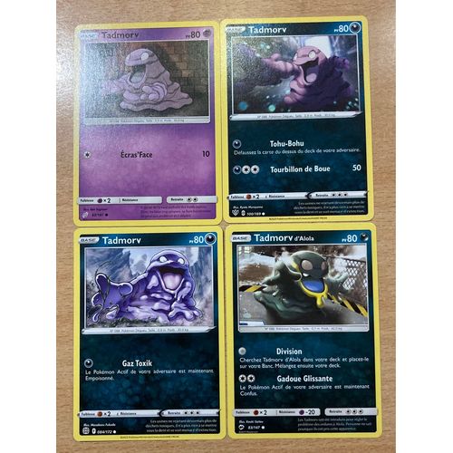 (3215) 3x Tadmorv + Tadmorv D’Alola (Pokemon) 