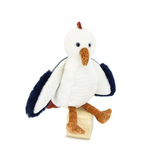 Peluche Trésors Marins Mouette 23 Cm - Histoire D'ours