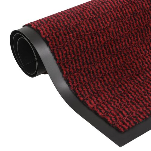 Vidaxl Paillasson Touffet¿¿ 60x150 Cm Rouge