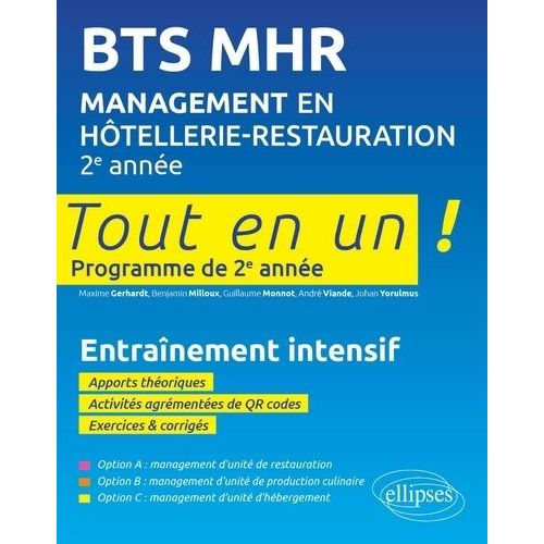 Management En Hôtellerie-Restauration Bts 2e Année