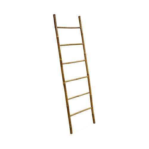 Echelle décorative. Fidji. 6 montants en bambou. L 49/52 x P 3 x H 190cm