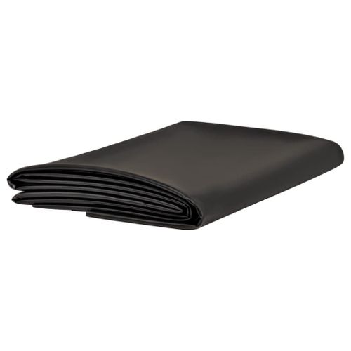 Vidaxl Doublure D'étang Noir 2x7 M Pvc 0,5 Mm