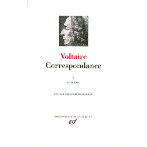 Correspondance - Tome V (1758-1760)