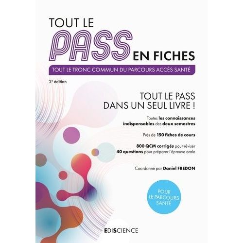 Tout Le Pass En Fiches - Tout Le Tronc Commun Du Parcours Accès Santé