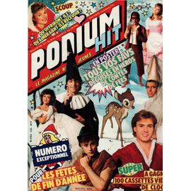 Podium Hit 143 1984 Complet Cloclo/Marceau Cosso/Belmondo/Julie Pietri/Barzotti/Cheryl/Lahaye/Chamfort/Balavoine/Pierre Richard/Francois Valery/Goldman/Kim Wilde/Jagger/Goya (Petit)
