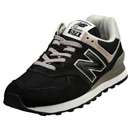 New Balance 574 Femme Baskets Décontracté Noir - 35