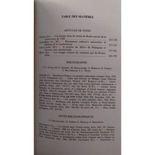 Revue Des Études Juives Juillet-Décembre Tome Cli Fascicule 3-4