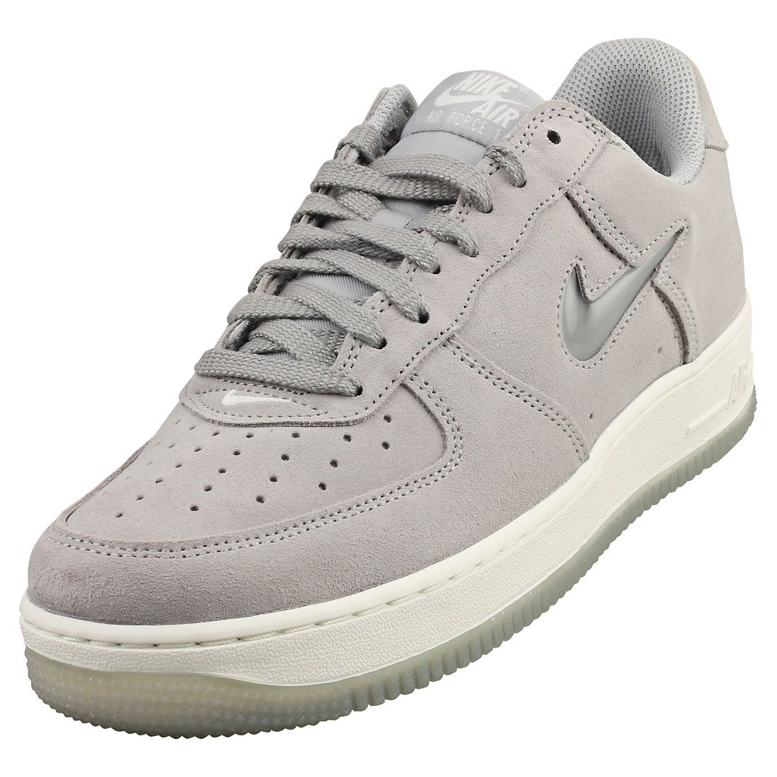 Nike Air Force 1 Low Retro Baskets Mode Gris Clair