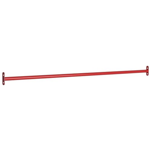 Vidaxl Barre De Retournement 125 Cm Acier Rouge
