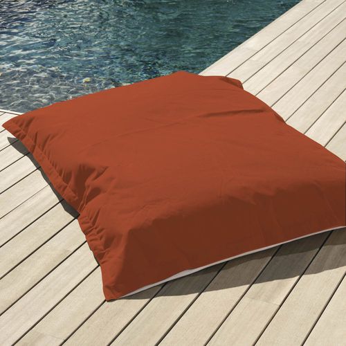 Pouf Géant Xxl Déhoussable, Flottant Pour Piscine, Deco Arts Terracotta