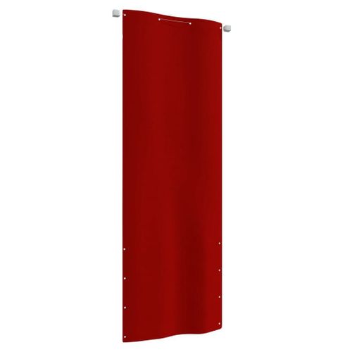Vidaxl Écran De Balcon Rouge 80x240 Cm Tissu Oxford
