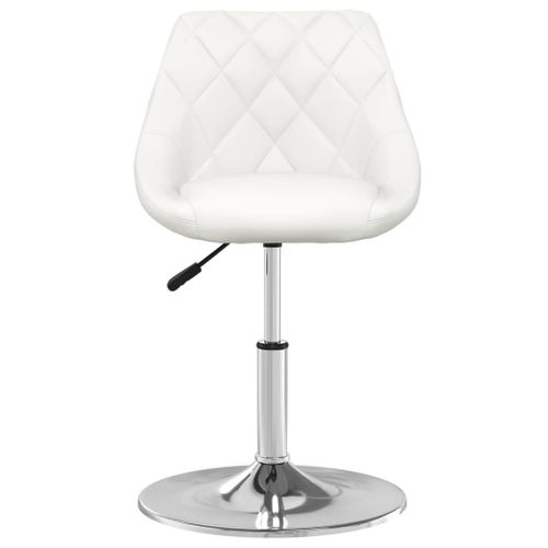 Vidaxl Chaises De Salle À Manger 6 Pcs Blanc Similicuir