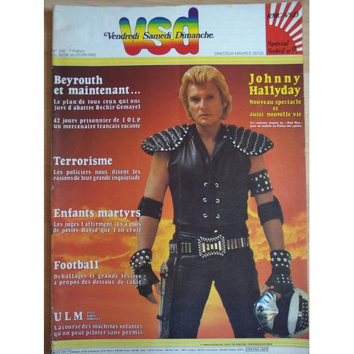 Vsd N° 260 1982 - Johnny Hallyday